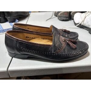 Mezlan‎ Tassel Loafers Black/Brown Mens 10 M